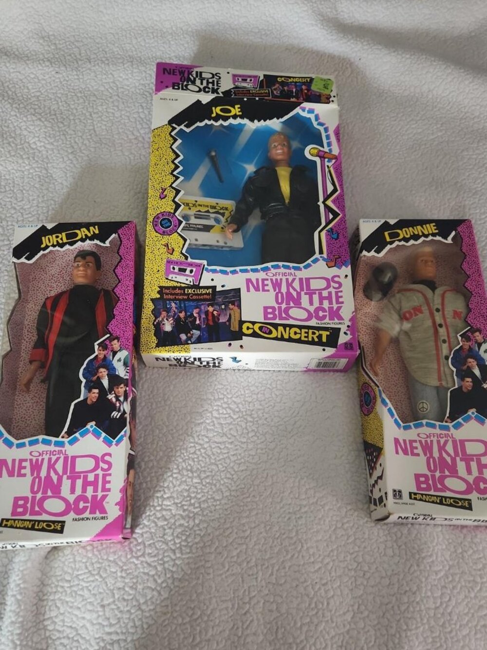 New Kids on the Block vintage dolls Set of 3